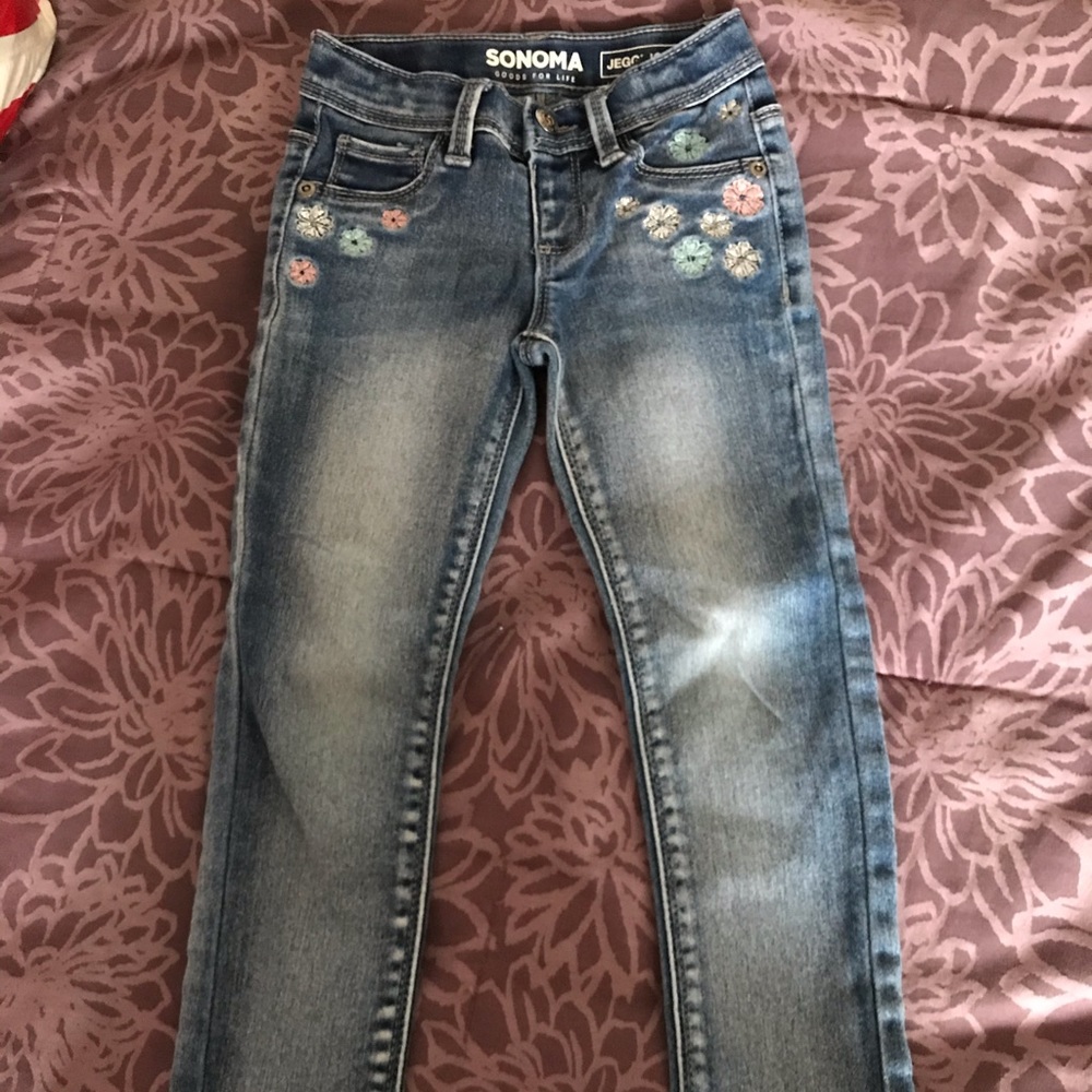 Size 4 SONOMA Floral Jeggings